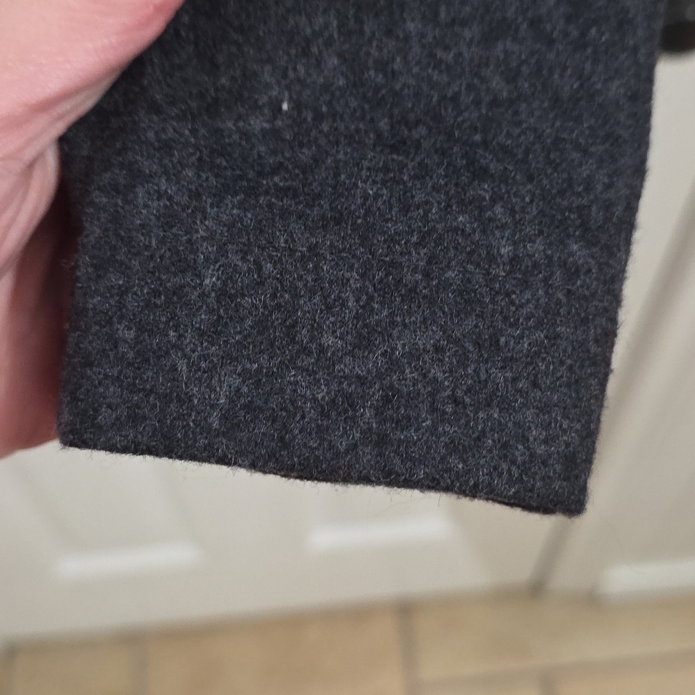 Miss Pendleton Vintage 100% Virgin Wool Made In USA Blazer Gray Black Size Med - Picture 6 of 10
